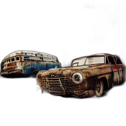car, weapon, concept art, photorealistic transparent PNG cut-out