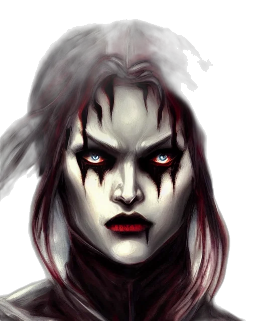 face, mask, creature, fantasy art, concept art, comic book art, photorealistic, dark transparent PNG cut-out