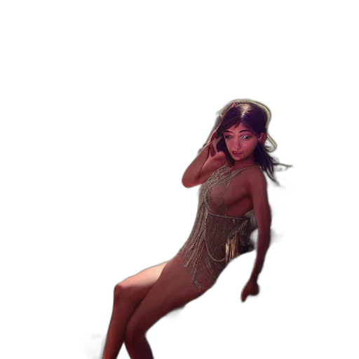 dress, creature, concept art, fantasy art transparent PNG cut-out
