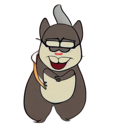 staff, animal, creature, cartoon, concept art, anime, 3d render, drawing transparent PNG cut-out