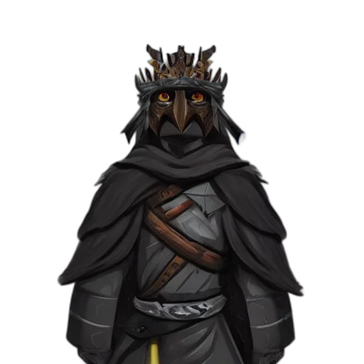 crown, sword, staff, mask transparent PNG cut-out