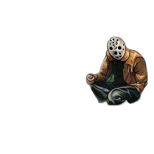 mask, jacket, face, creature transparent PNG cut-out