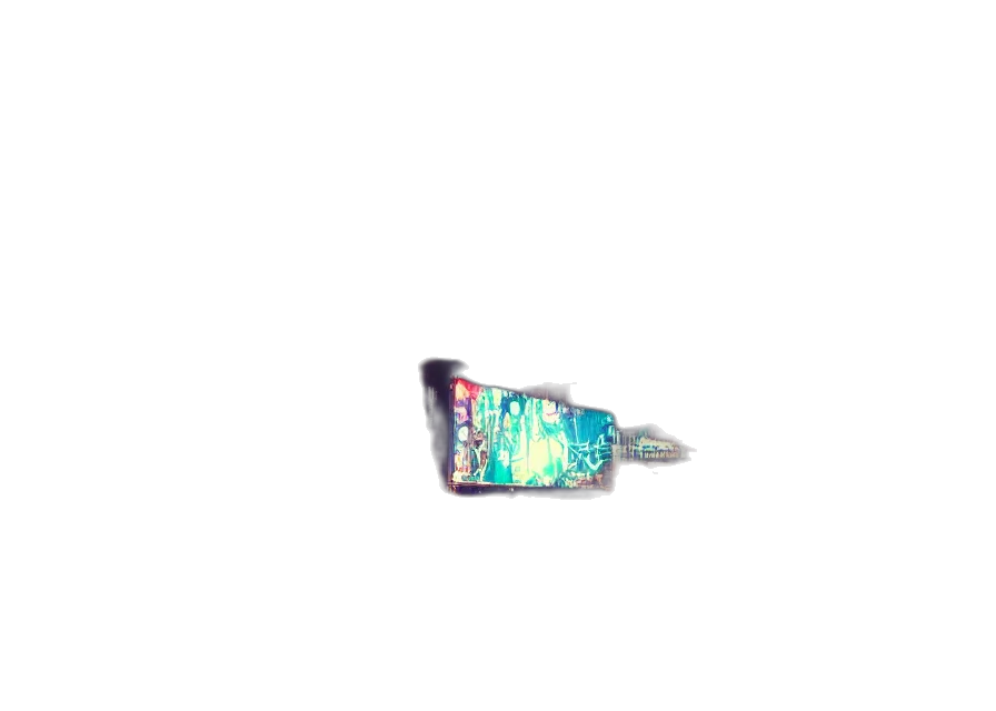 shoes, jewelry, bottle, umbrella, vaporwave, pixel art, 3d render, watercolor transparent PNG cut-out