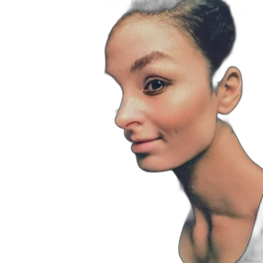 face, robot, mask, hair transparent PNG cut-out