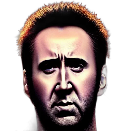 face, mask, hair, staff transparent PNG cut-out