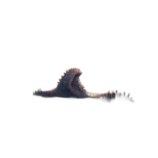 creature, dragon, animal, hair, pixel art, concept art, 3d render, fantasy art transparent PNG cut-out