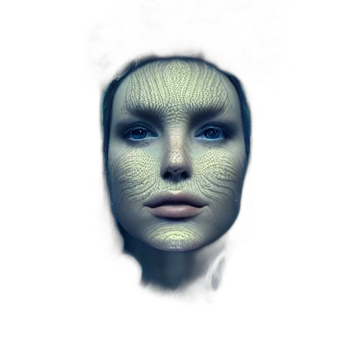 mask, face, robot, creature, photorealistic, 3d render, concept art, fantasy art transparent PNG cut-out