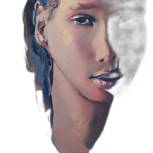 face, mask, robot, hair transparent PNG cut-out