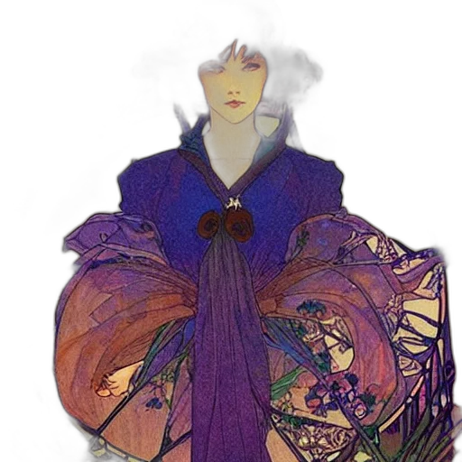 dress, jewelry, crown, flower, fantasy art, watercolor, concept art, photorealistic transparent PNG cut-out