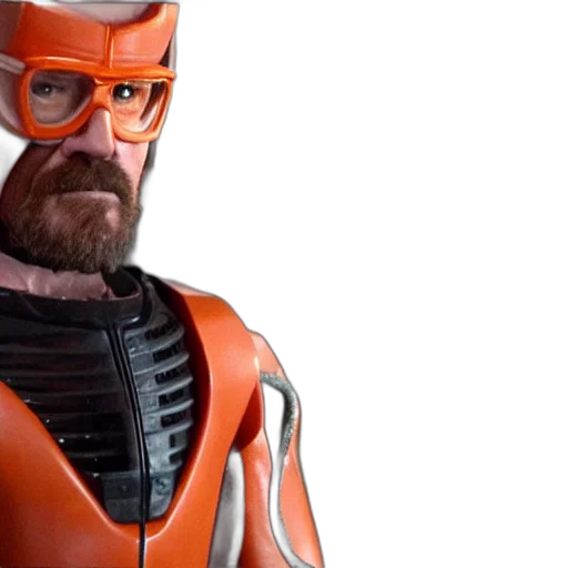 3d render, concept art, bryan, cranston, gordon, freeman, suit, photo transparent PNG cut-out