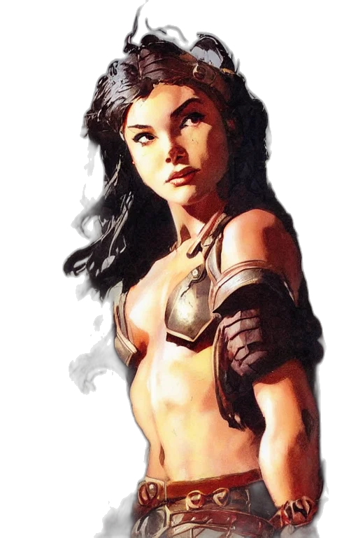 comic book art, fantasy art, concept art, photorealistic transparent PNG cut-out