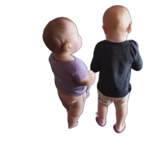 3d render, photorealistic, concept art, babies transparent PNG cut-out