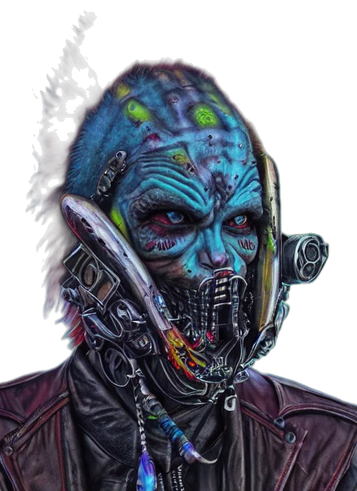 robot, mask, face, staff transparent PNG cut-out