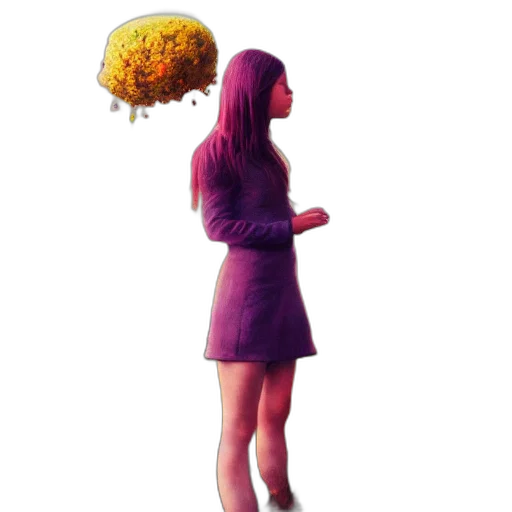 umbrella, dress, robot, crown transparent PNG cut-out
