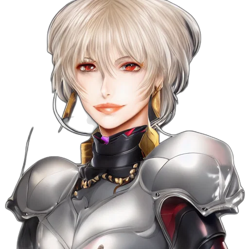 robot, sword, face, staff, fantasy art, anime, concept art, pixel art transparent PNG cut-out