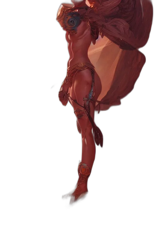 dress, creature, robot, animal, concept art, fantasy art, comic book art, 3d render transparent PNG cut-out