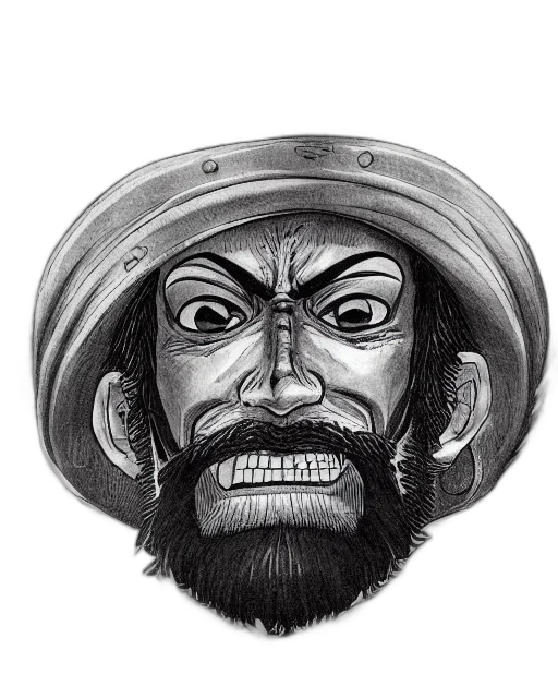 face, mask, staff, hat transparent PNG cut-out