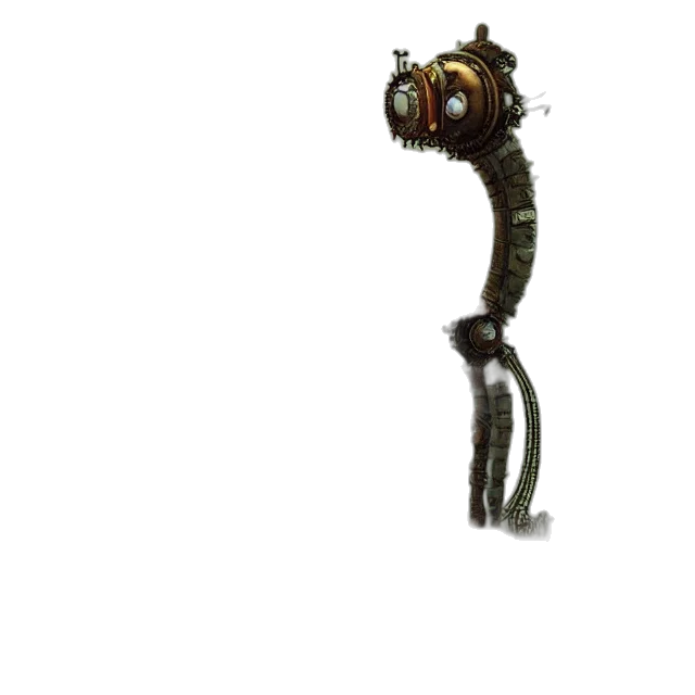 staff, robot, creature, weapon transparent PNG cut-out