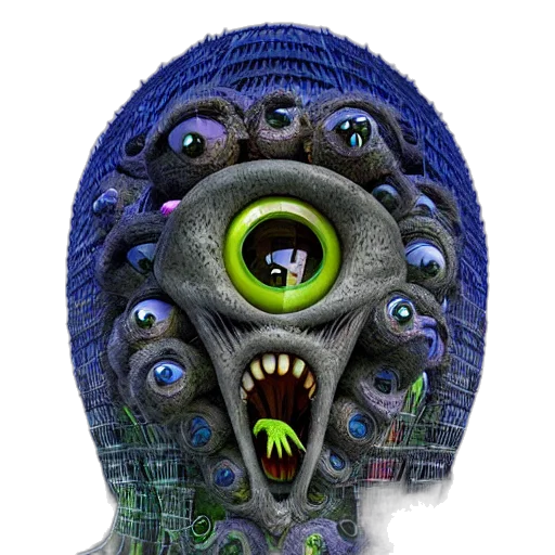 mask, hat, face, creature transparent PNG cut-out