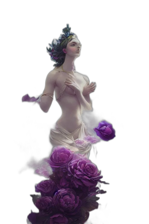 dress, flower, crown, jewelry transparent PNG cut-out