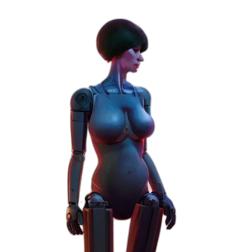 robot, dress, weapon, jacket transparent PNG cut-out