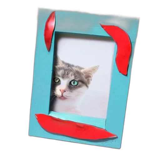 face, animal, jewelry, staff, photorealistic, picture, frame, made transparent PNG cut-out