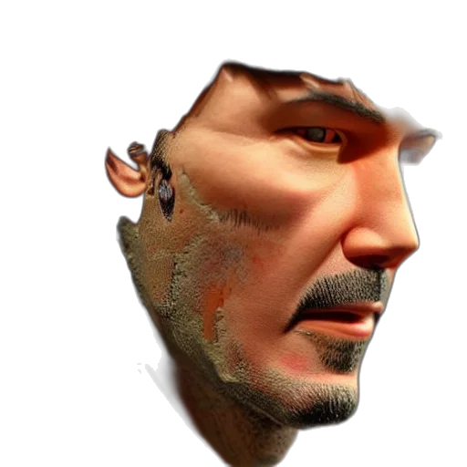 face, mask, hat, staff transparent PNG cut-out