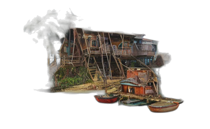 building, weapon, furniture, concept art transparent PNG cut-out