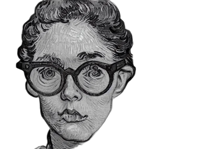 face, cartoon, comic book art, photorealistic, pencil sketch, cinematic, mid, shot transparent PNG cut-out
