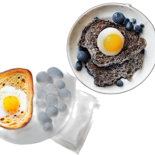 food, photo, breakfast, made transparent PNG cut-out