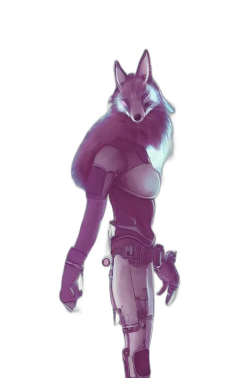 robot, staff, creature, mask, concept art, cyberpunk, fantasy art, watercolor transparent PNG cut-out