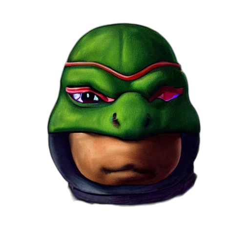 mask, face, hat, creature, concept art, 3d render, pixel art, photorealistic transparent PNG cut-out