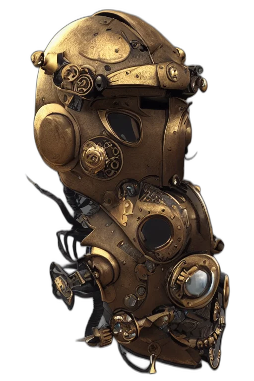 robot, mask, weapon, face transparent PNG cut-out