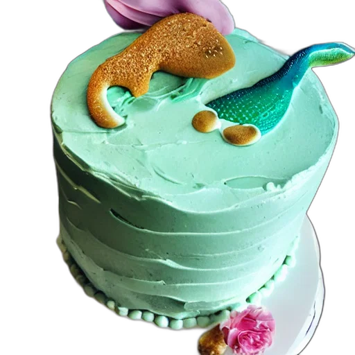 hat, food, 3d render, photorealistic, underwater, green, pastel, blue transparent PNG cut-out