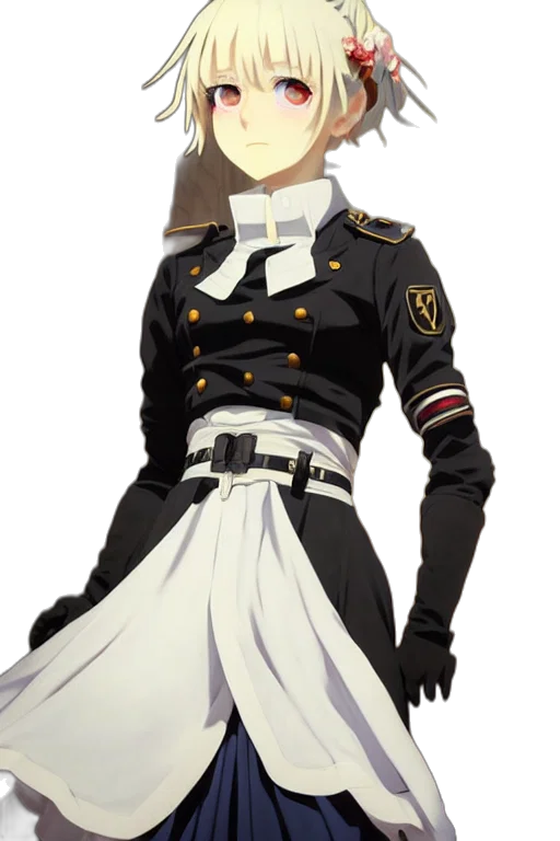 staff, dress, jacket, crown transparent PNG cut-out