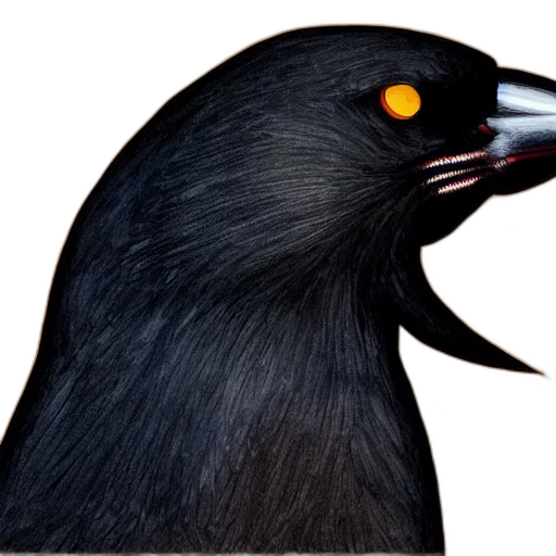 animal, mask, face, creature, photorealistic, concept art, 3d render, dark transparent PNG cut-out