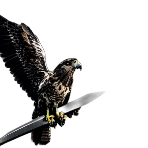 sword, weapon, animal, staff, photorealistic, 3d render, concept art, fantasy art transparent PNG cut-out