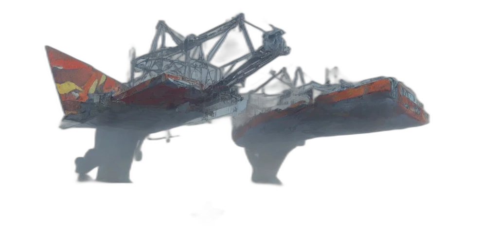 weapon, robot, crown, creature transparent PNG cut-out