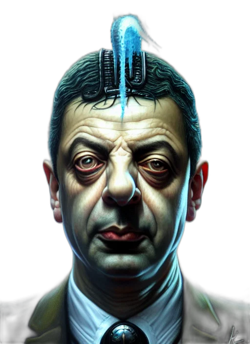 face, mask, staff, robot transparent PNG cut-out