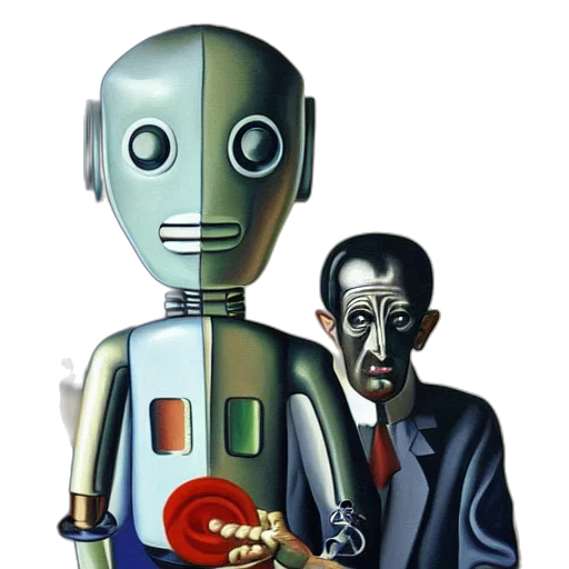 robot, concept art, comic book art, cartoon transparent PNG cut-out