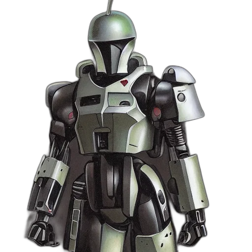 robot, concept art, 3d render, pitch transparent PNG cut-out