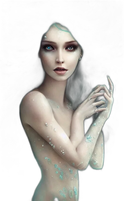 jewelry, robot, dress, face transparent PNG cut-out