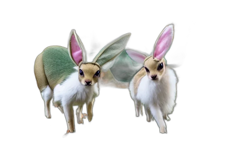 animal, 3d render, photorealistic, real, life, leafeon, pokemon, cute transparent PNG cut-out