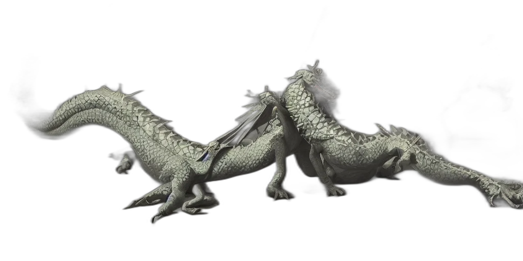 dragon, creature, animal, 3d render, concept art, photorealistic, fantasy art, saving transparent PNG cut-out