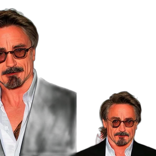 face, cartoon, photorealistic, comic book art, concept art, robert, brownie transparent PNG cut-out