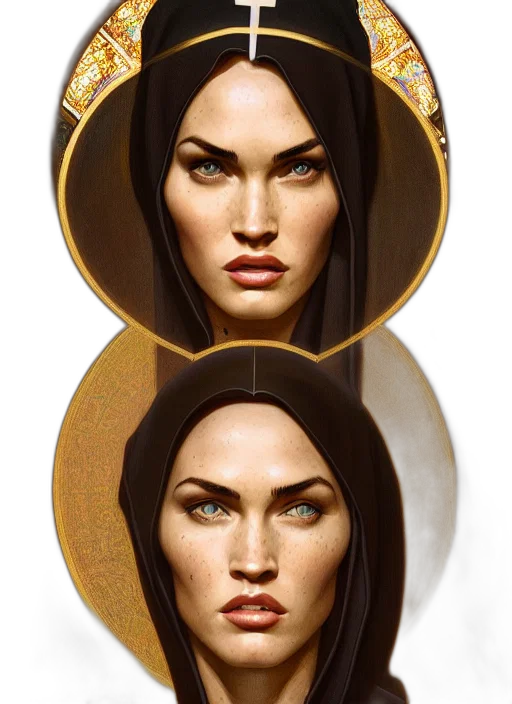 jewelry, face, concept art, photorealistic transparent PNG cut-out