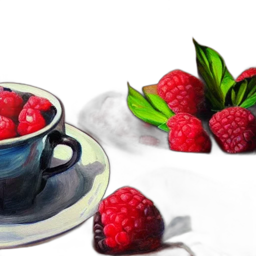 food, photorealistic, oil painting, watercolor transparent PNG cut-out