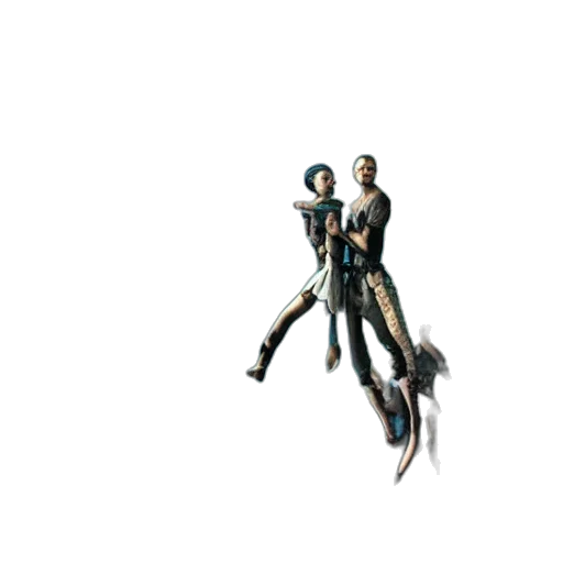 robot, weapon, staff, creature, concept art, 3d render, cyberpunk, pixel art transparent PNG cut-out