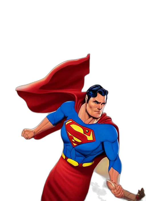 comic book art, concept art, cartoon, 3d render transparent PNG cut-out