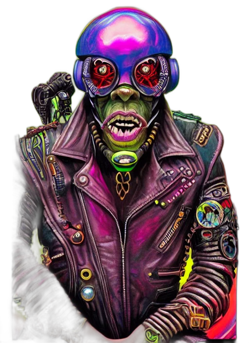 jacket, mask, robot, face transparent PNG cut-out